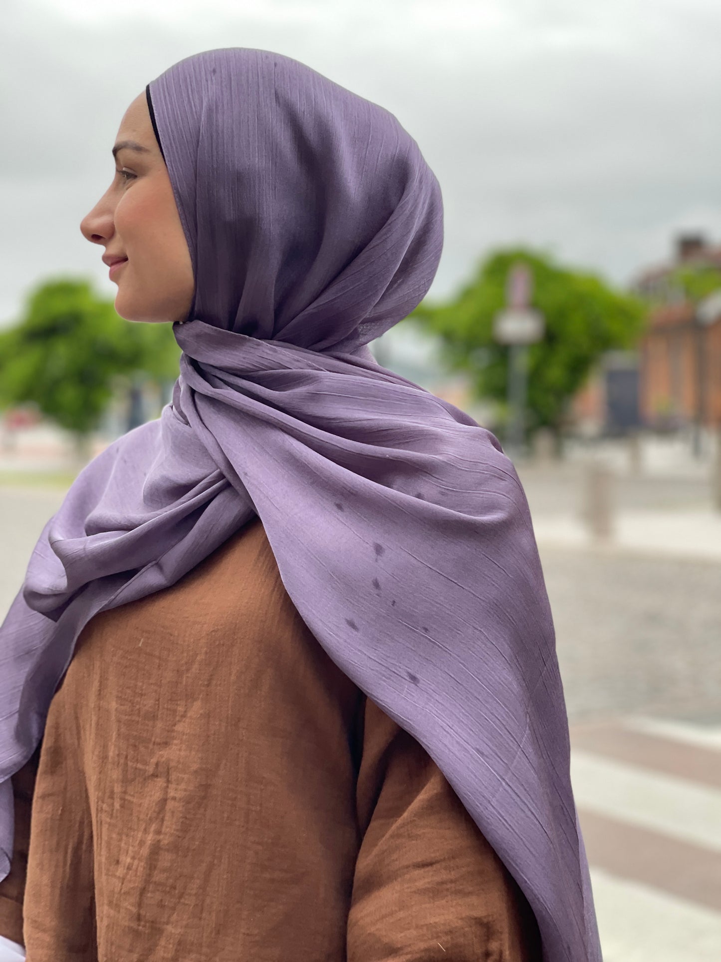 Shiny Silk Hijab - ss48