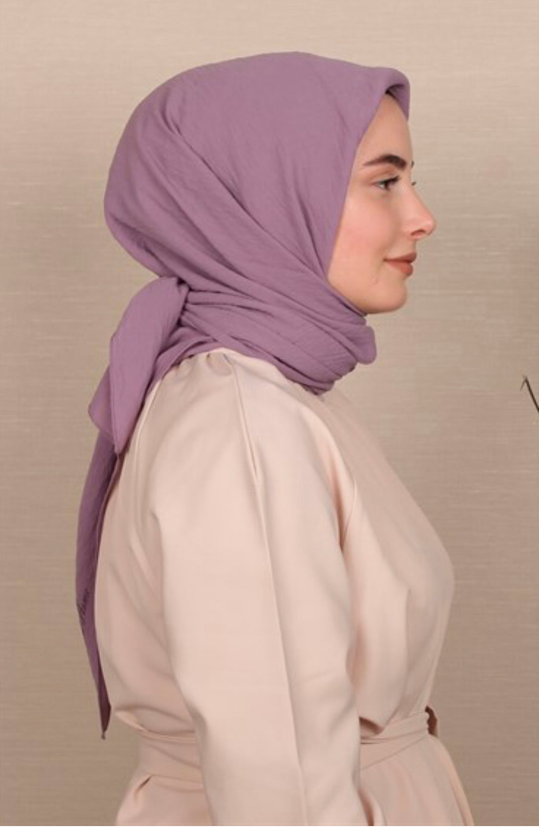 Caz şifon Tørklæde - Lilla 5