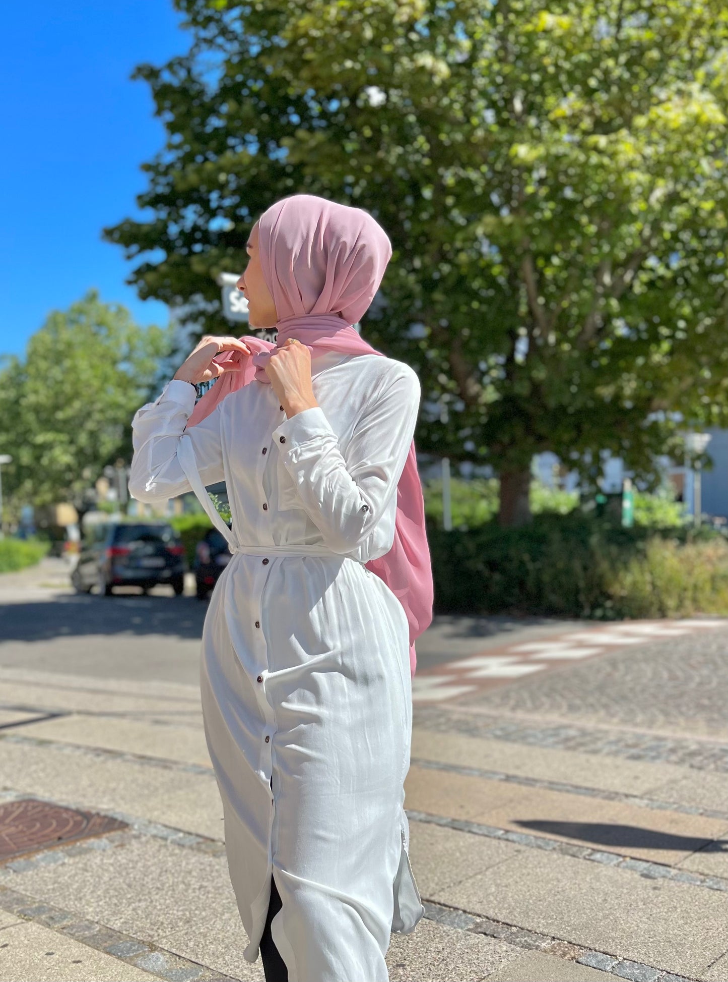 Long dress Shirt - White