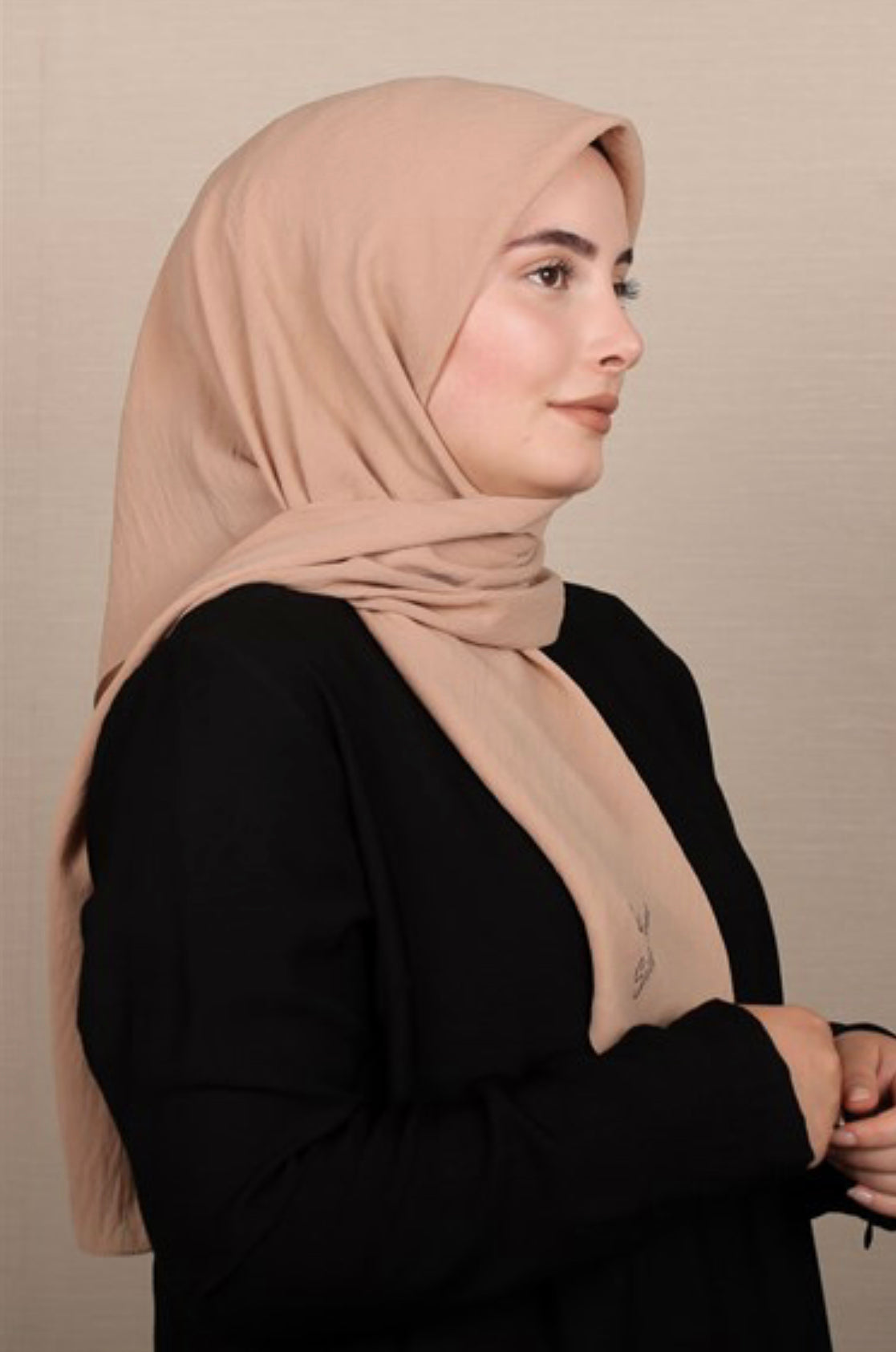 Caz Şifon Tørklæde - Latte 12