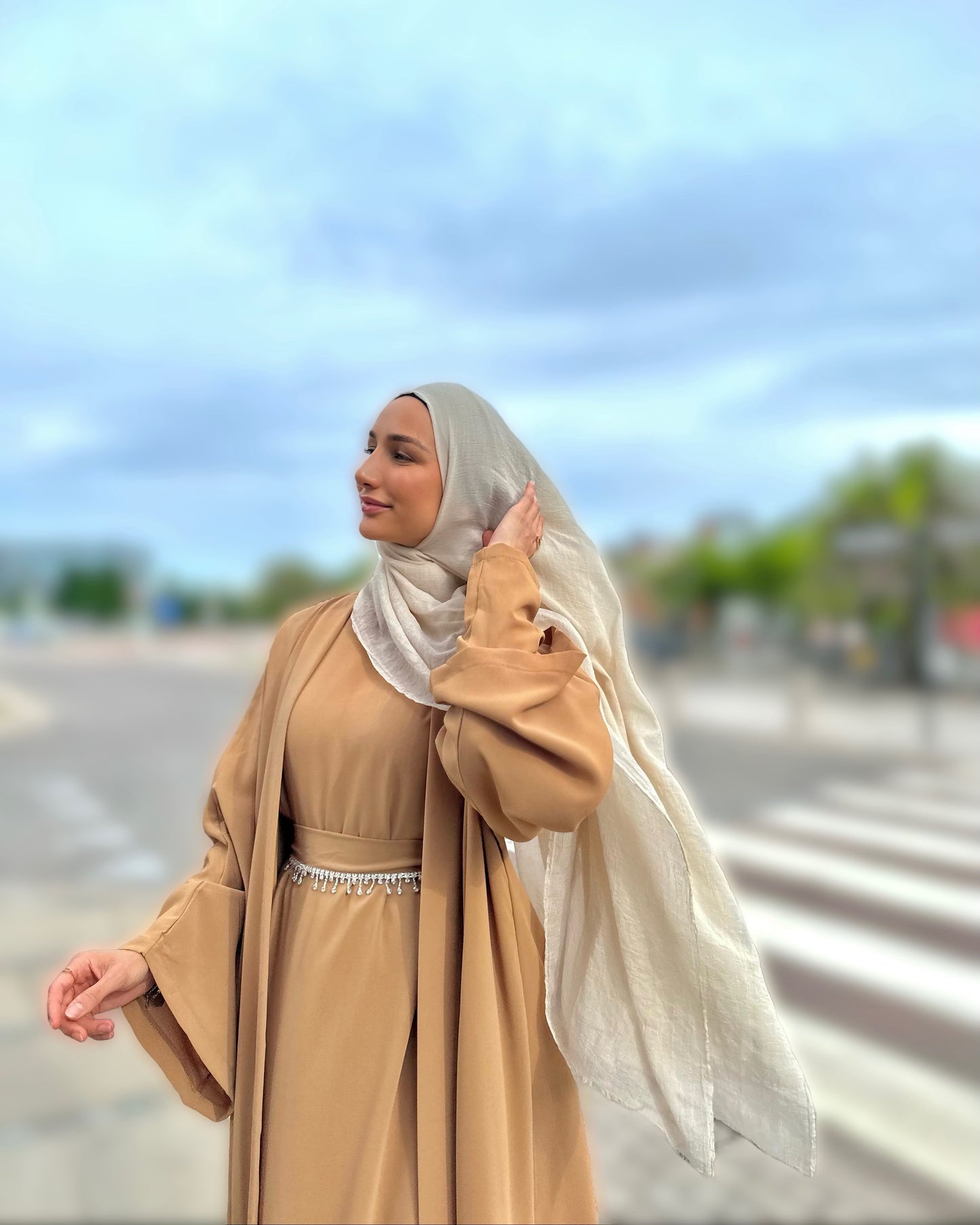 Dubai Hijab - Ivory db45