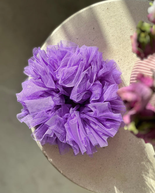 Fluffy Scrunchie - Lilac