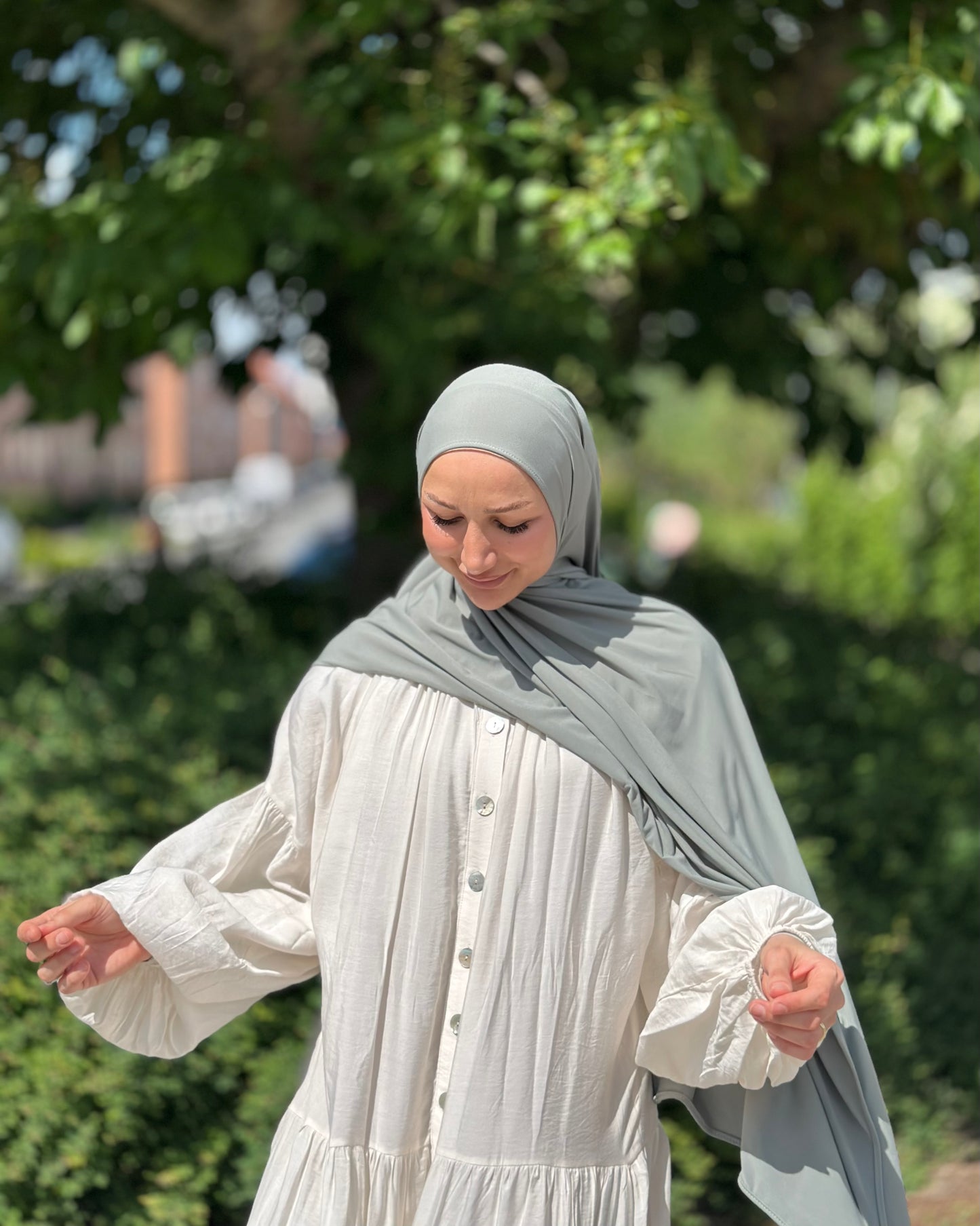 Liquid Hijab - Sage - Lh17