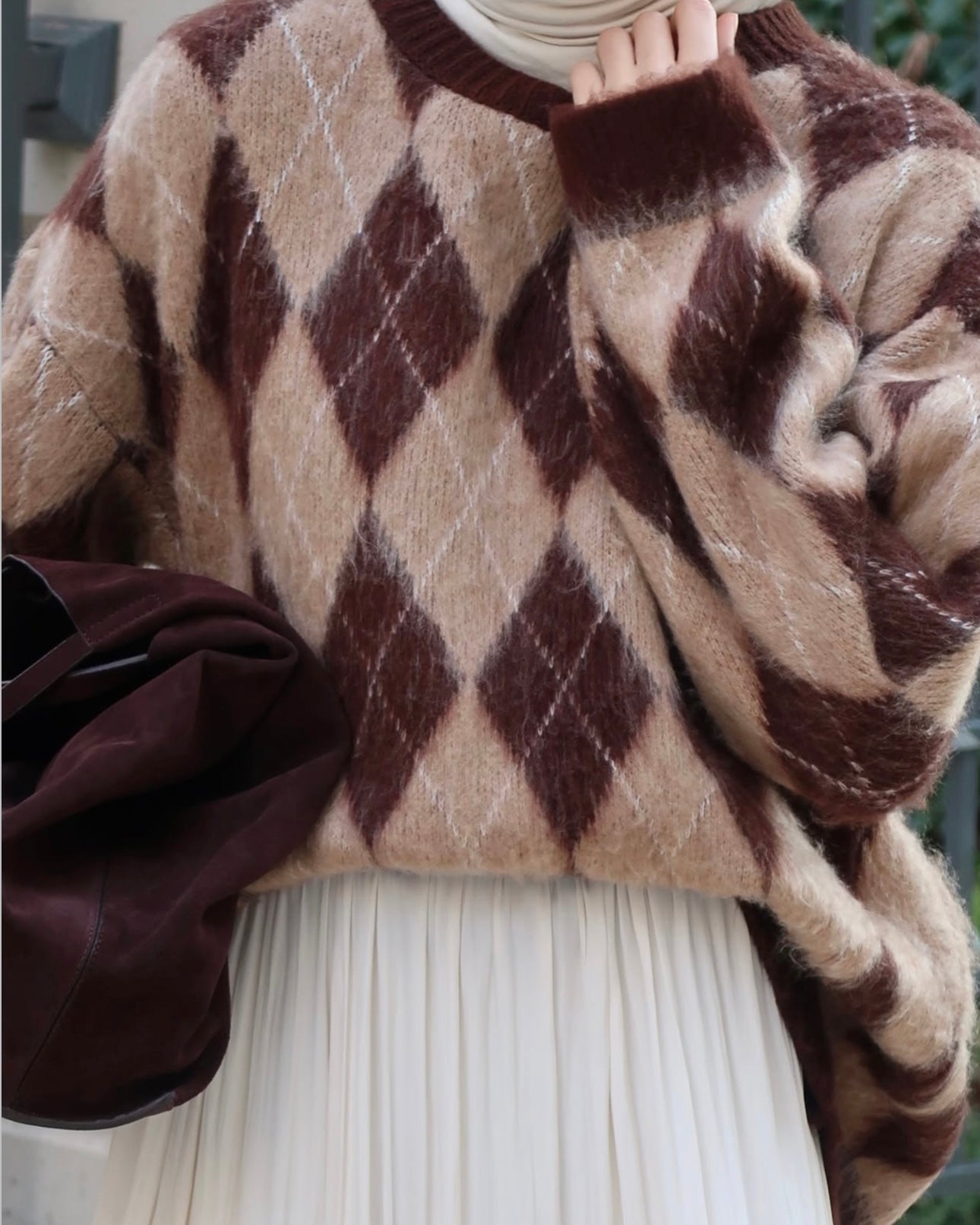 Woodson Knit Sweater – Brown