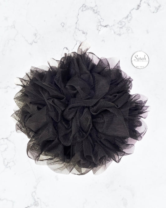 Fluffy Scrunchie - Black