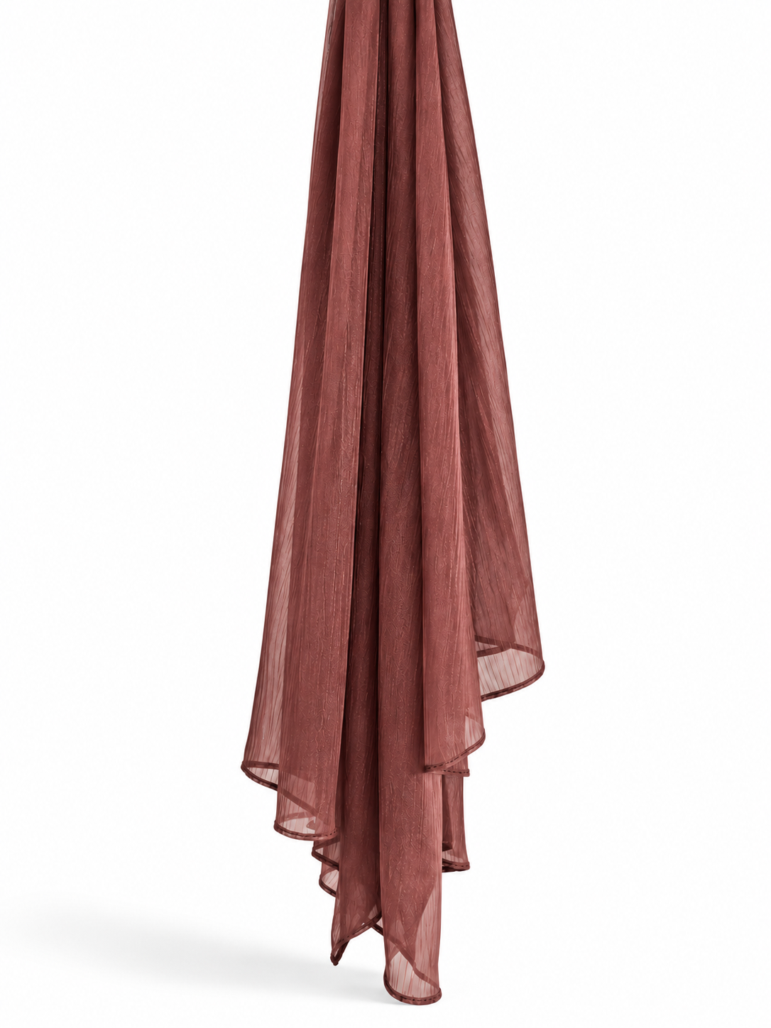 Shiny valentino chiffon - Redwood sv25