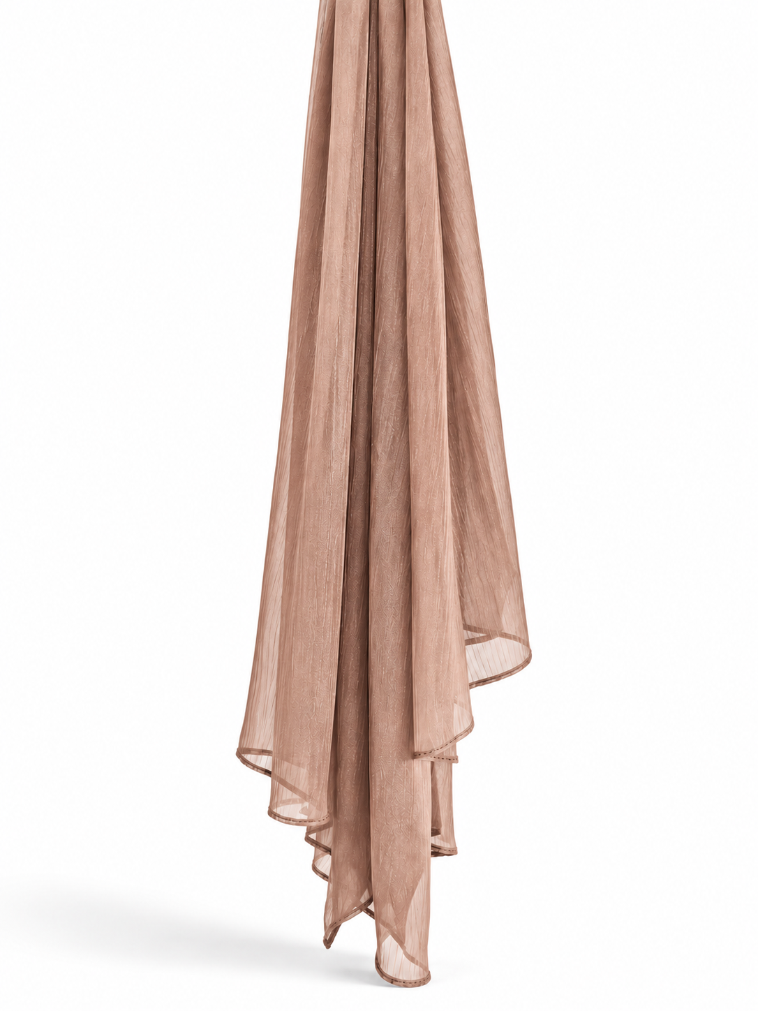 Shiny valentino chiffon - coral sv29