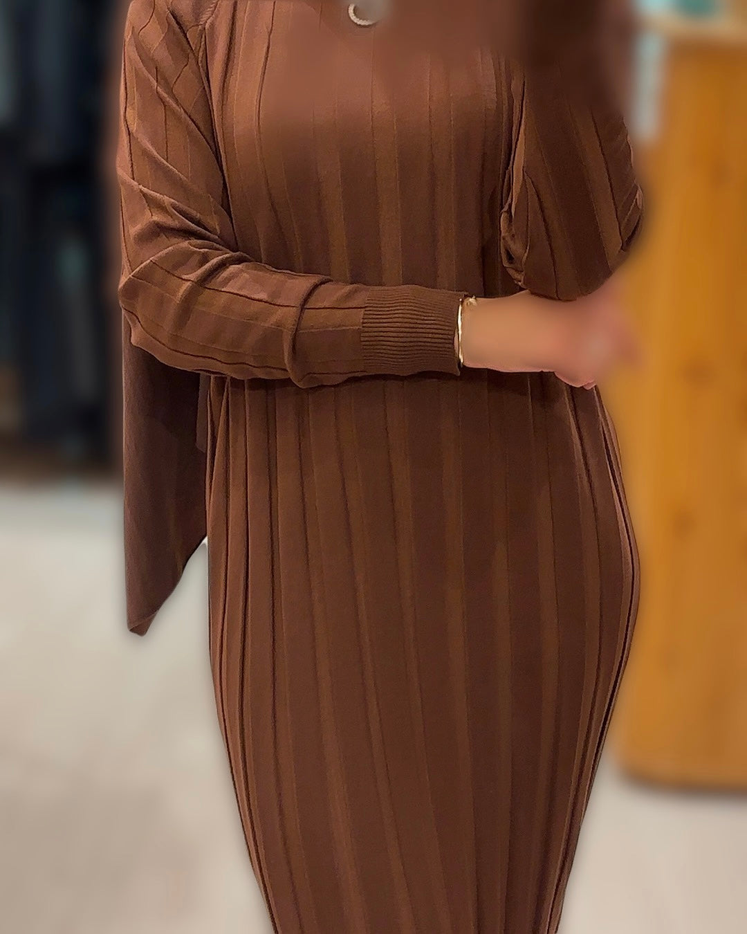 Anaya dress - cinnamon