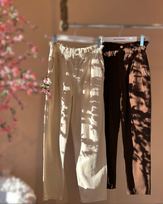 Seren Luxe Pants - Cream