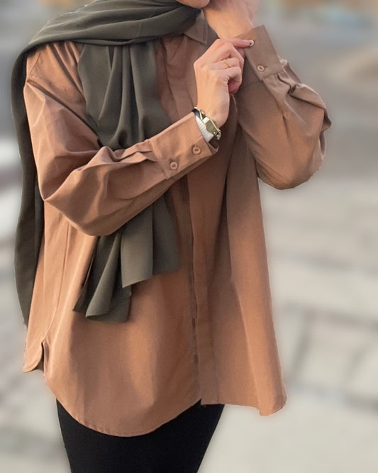 Oversize Shirt - caramel