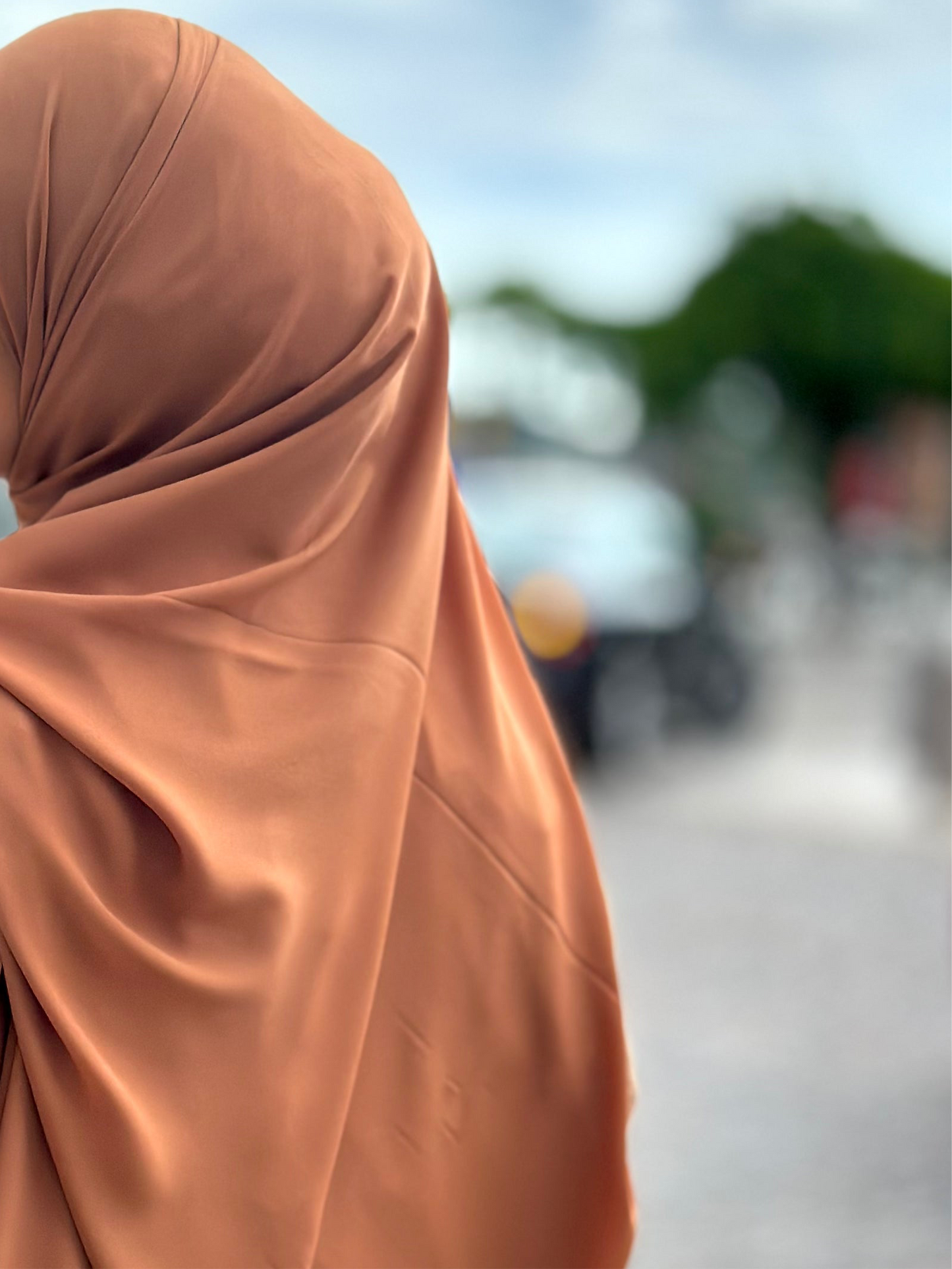 Lüks şifon - Kiremit l59