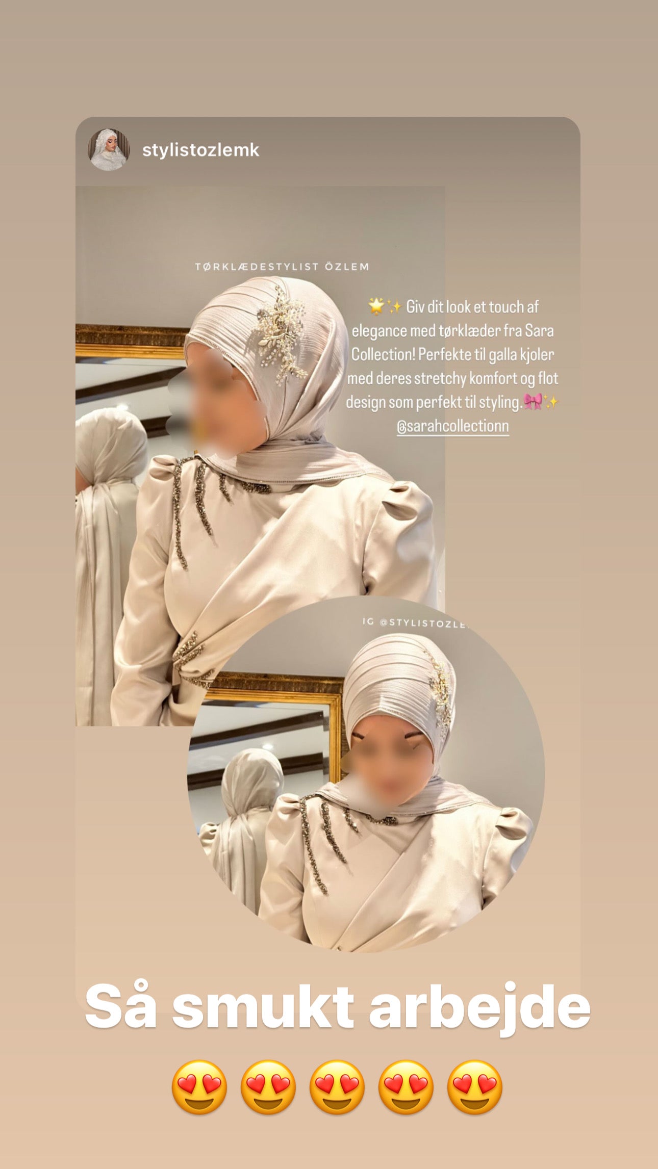 Silk stone hijab - Campagne y08