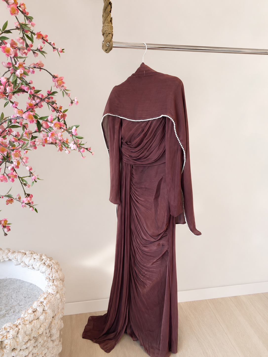 Gleaming dress - Burgundy