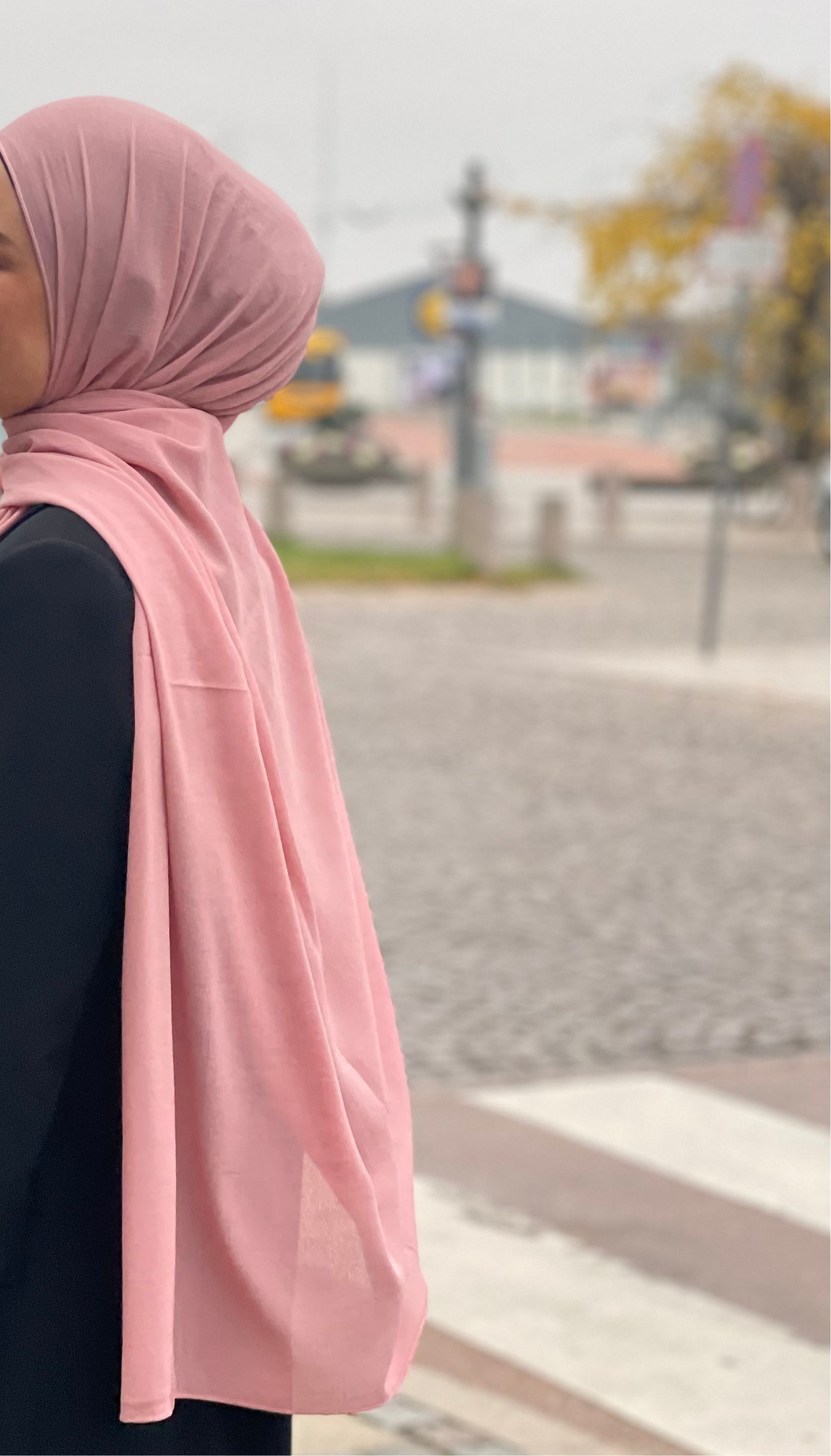 Crepe Chiffon Hijab - pink