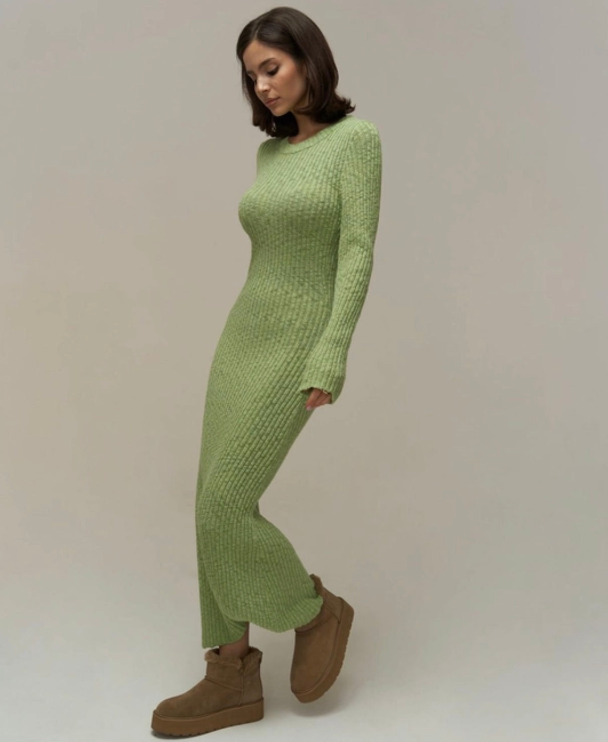 Mai Knitted Dress pistacie