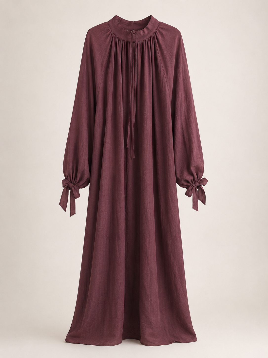 Flowy Breeze Dress -  Burgundy