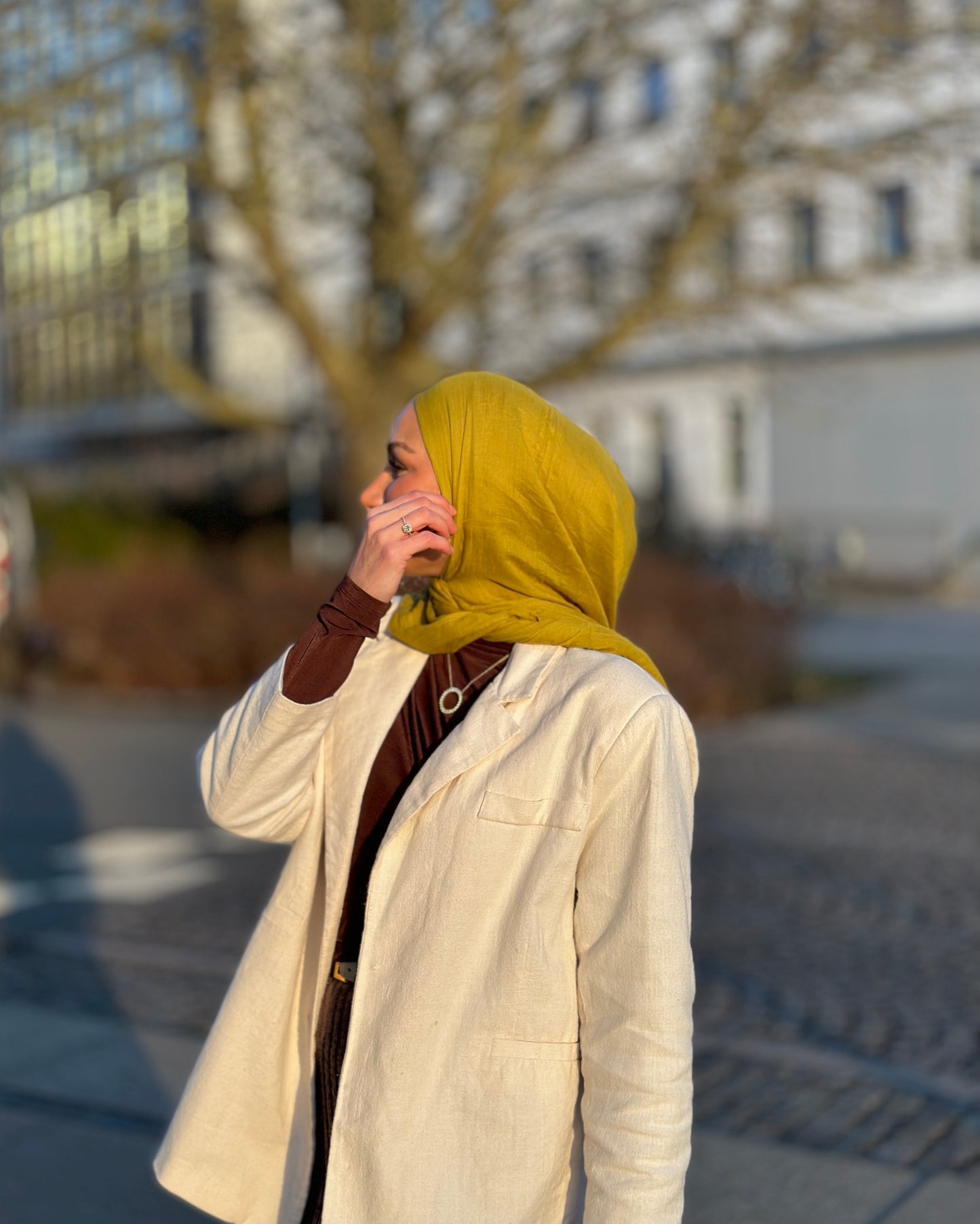 Soft Modal Hijab - dijon MS12