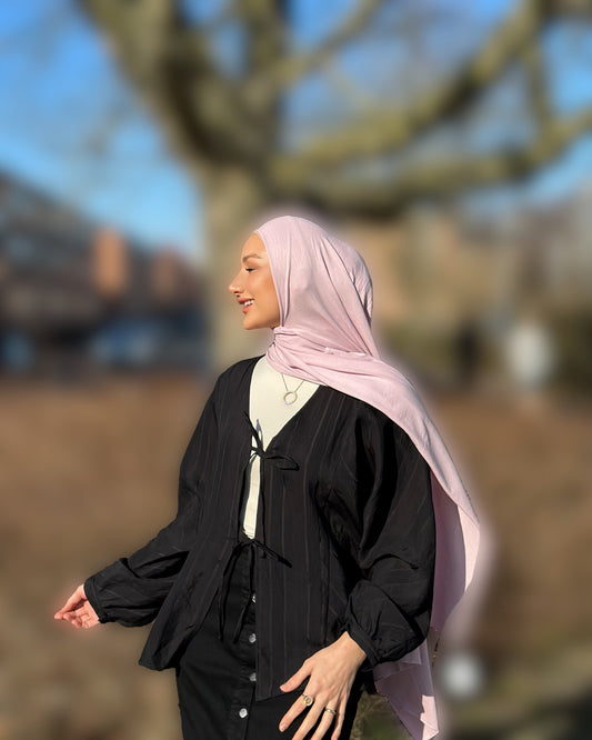 Plain Jersey hijab - Candy Floss b137