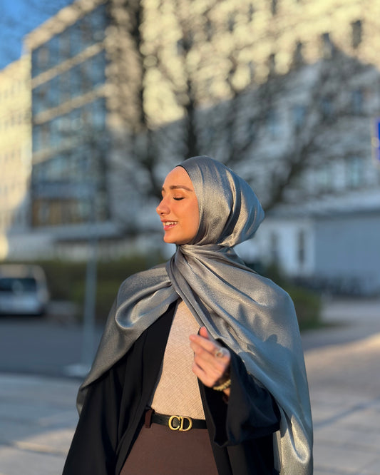 Shiny Silk hijab - Ss124