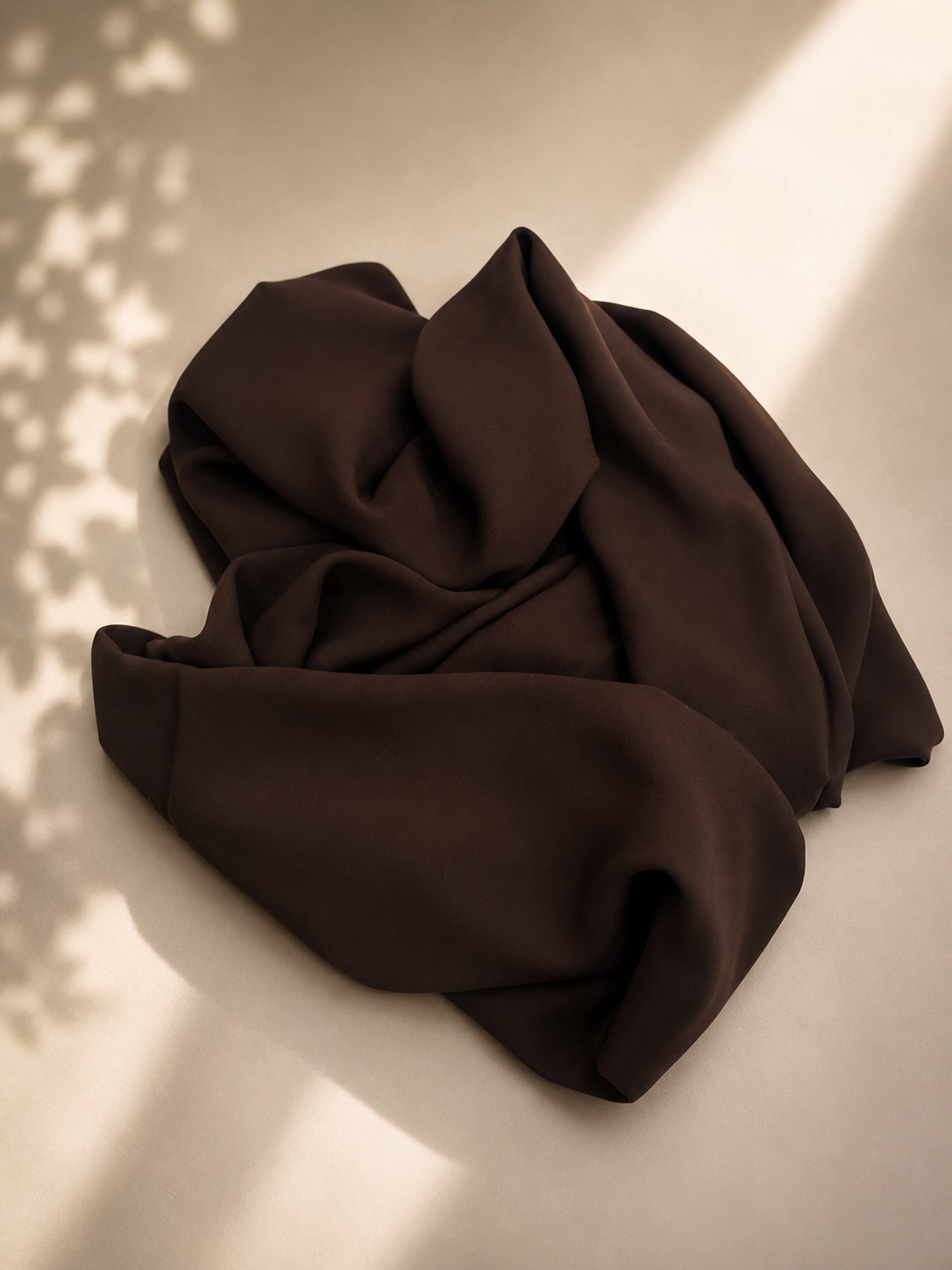 Premium chiffon silk - Warm Brown sd55