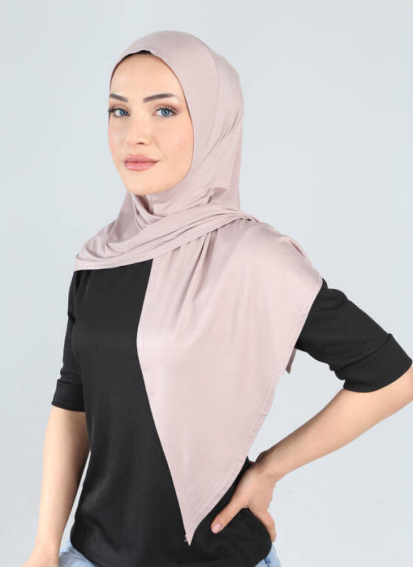 Premium Open Khimar - Dusy rose po04