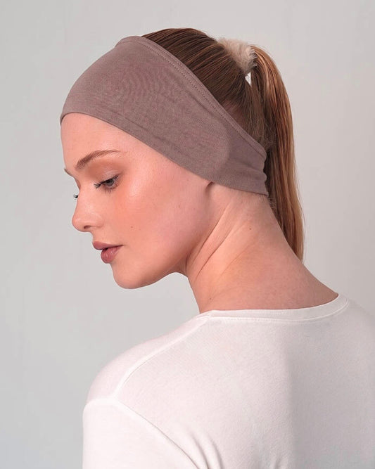 Non-slip bandana undercap - Dusty Rose