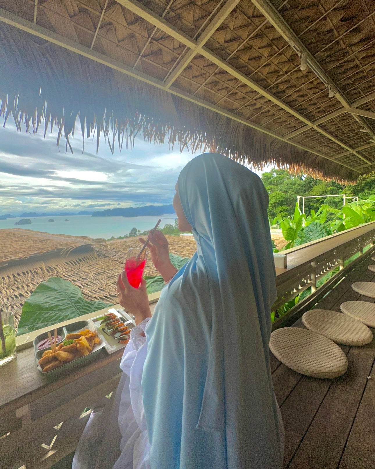 Liquid Hijab - baby Blue - Lh33