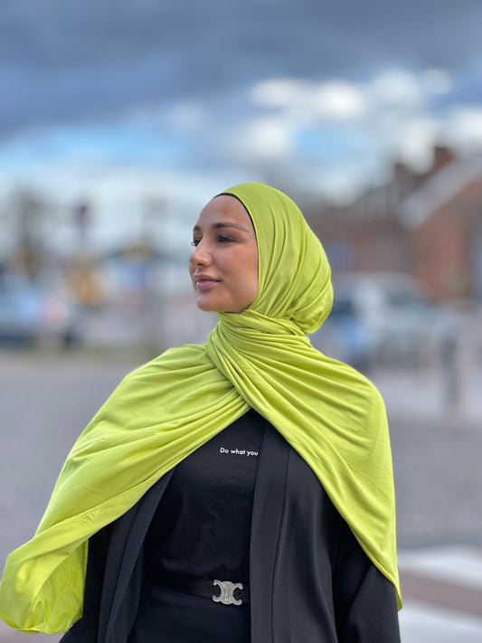 Plain Jersey hijab -  b175