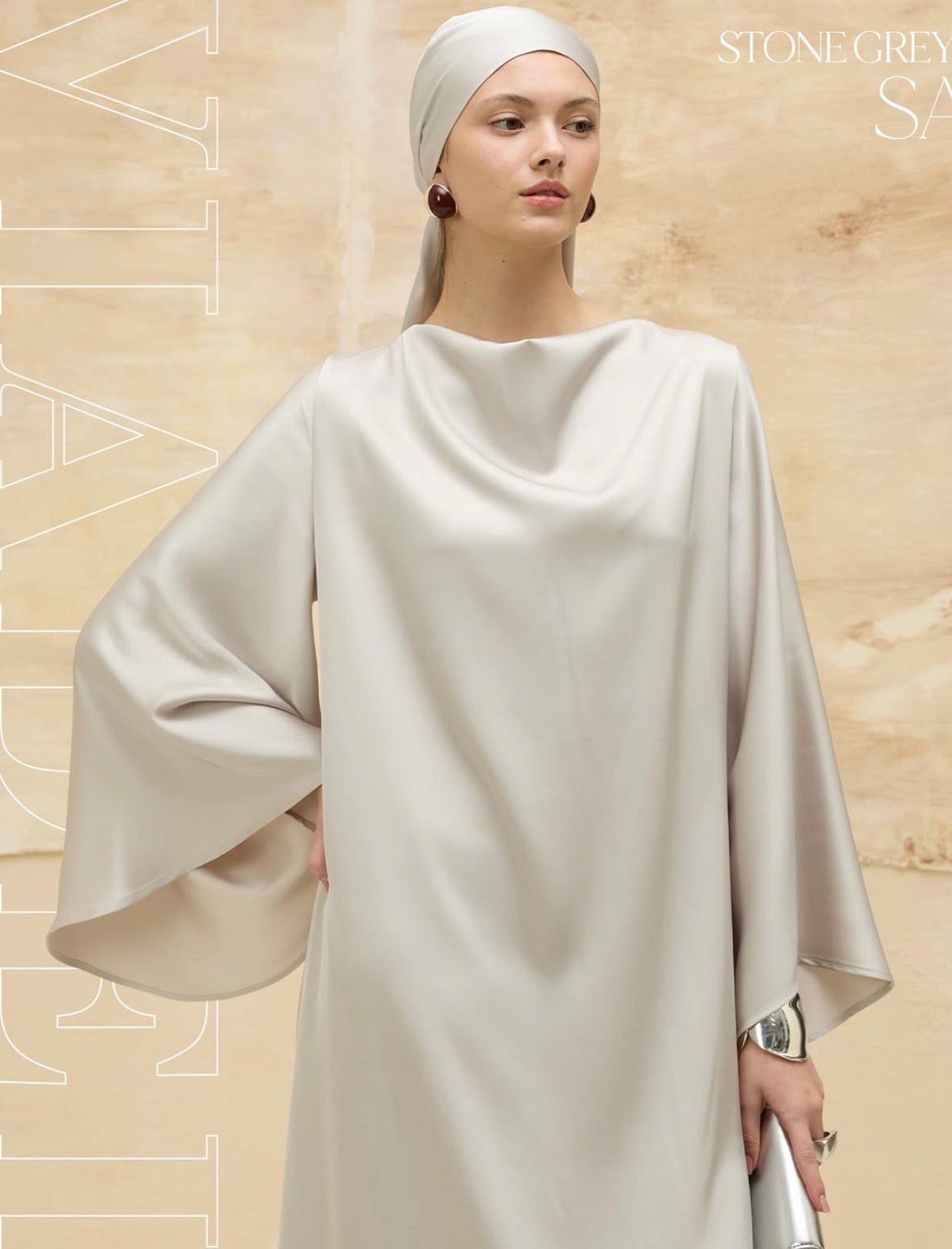 Classy Silk dress - Ivory