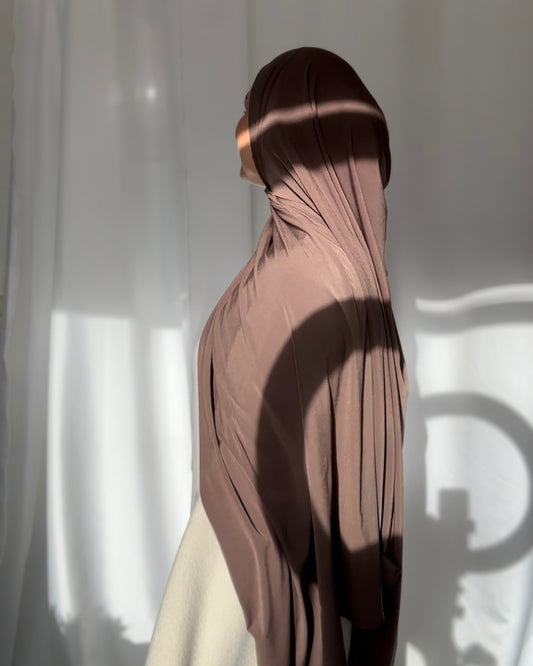 Liquid Hijab - chocolate - Lh26