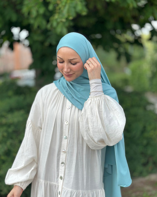 Liquid Hijab - Turquoise - Lh08