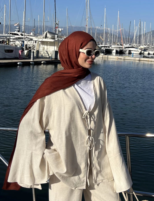 Alira butterfly top - sand