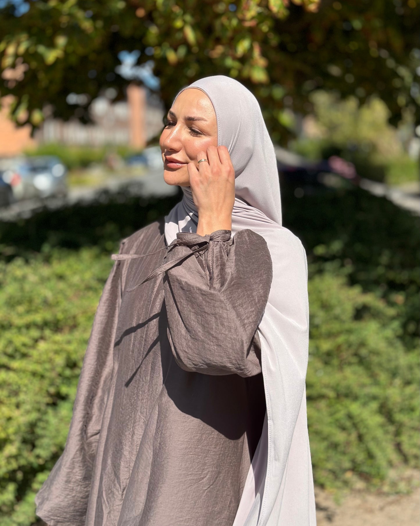 Liquid Hijab - ivory- Lh25