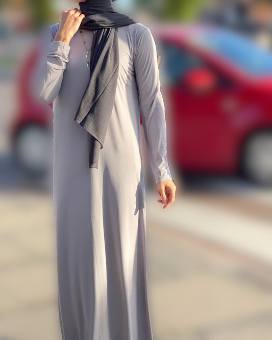 Basic Abaya - Grey