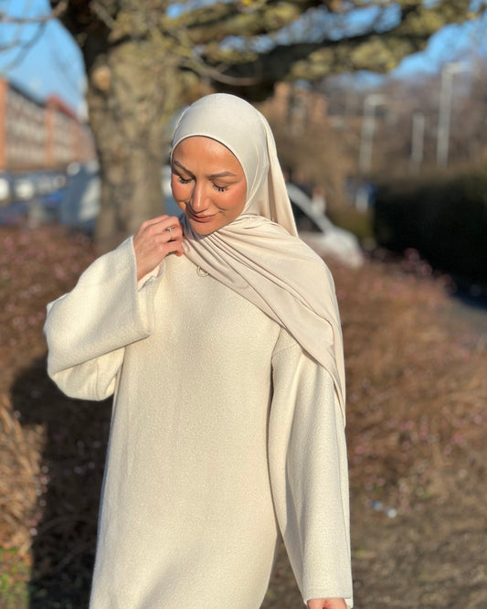 Liquid Hijab - cream  - Lh43