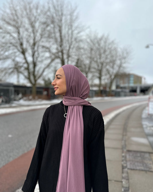Plain Jersey hijab - b166