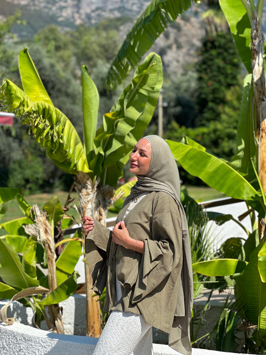Alira butterfly top - khaki