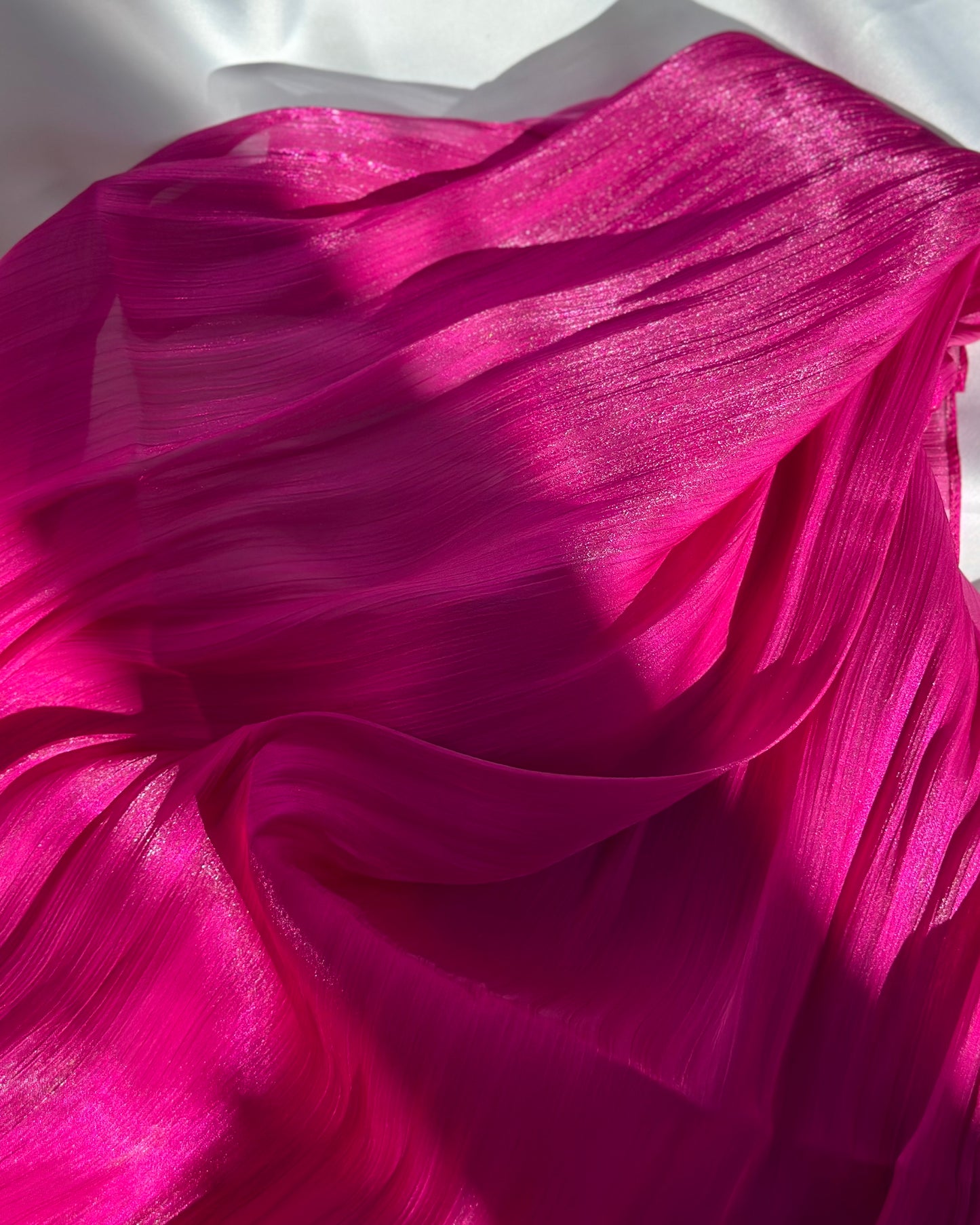 Shiny valentino chiffon - hot pink sv46