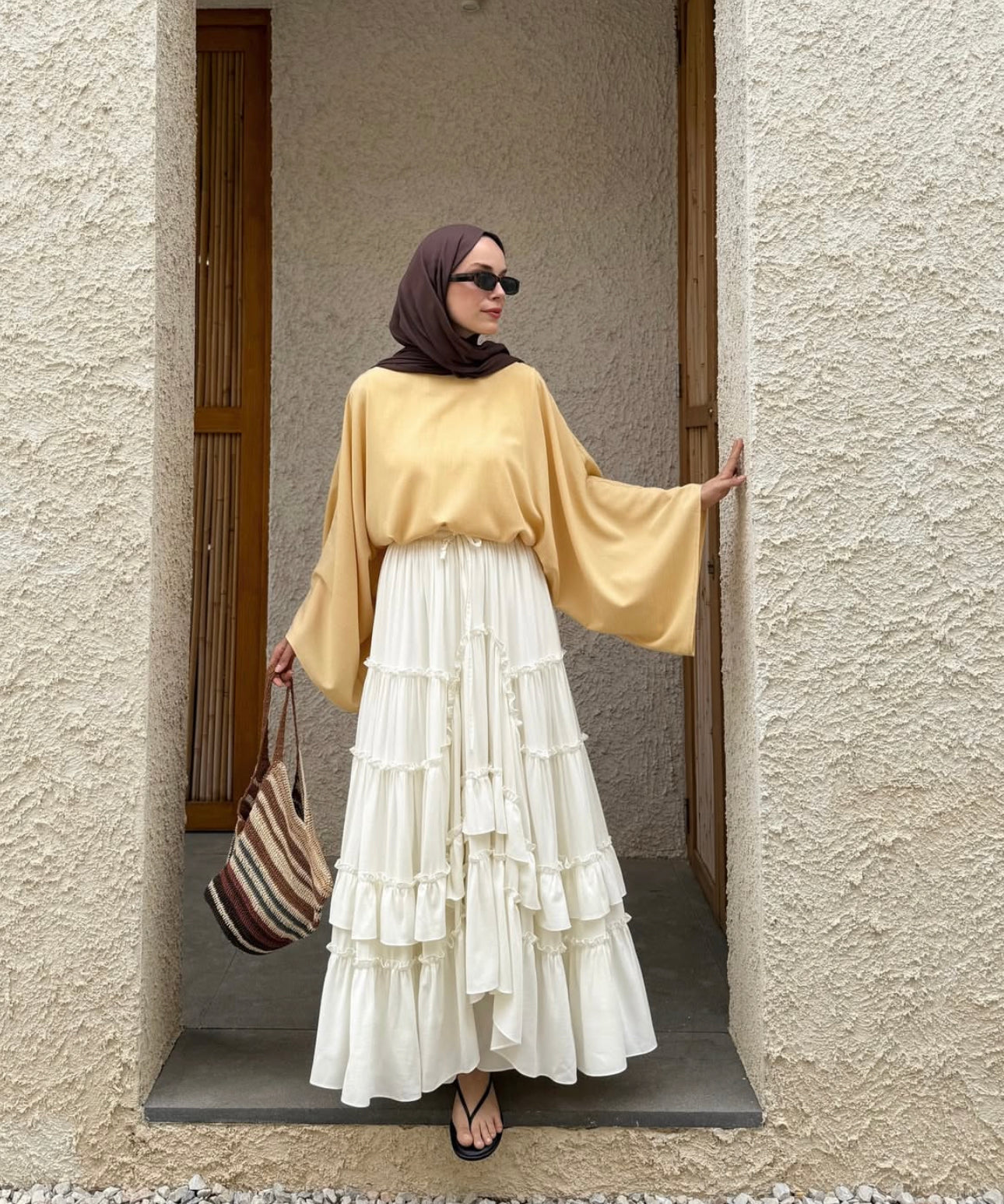 Samira Lilly skirt - Moon White