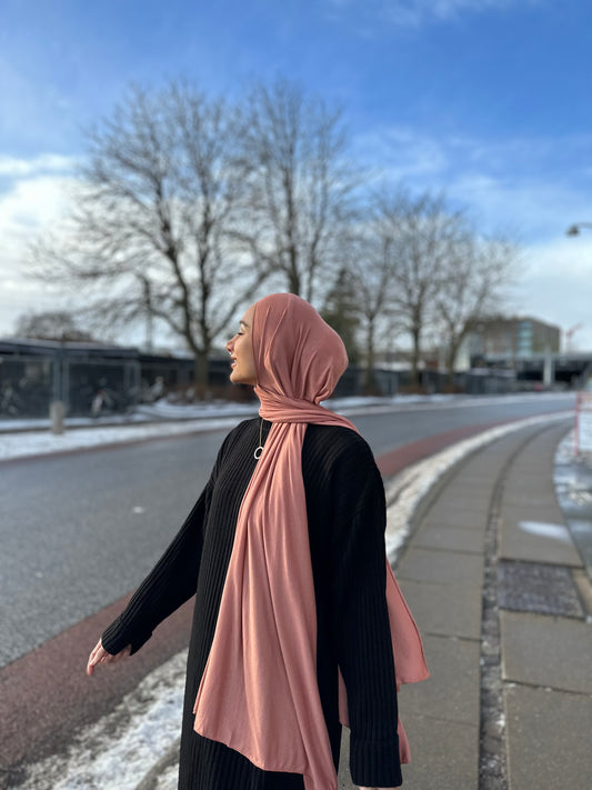Plain Jersey hijab - B139