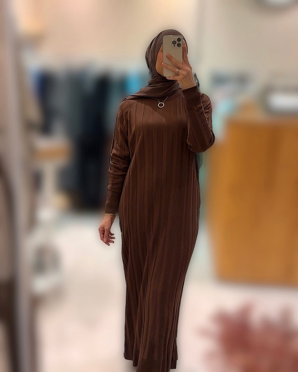 Anaya dress - cinnamon