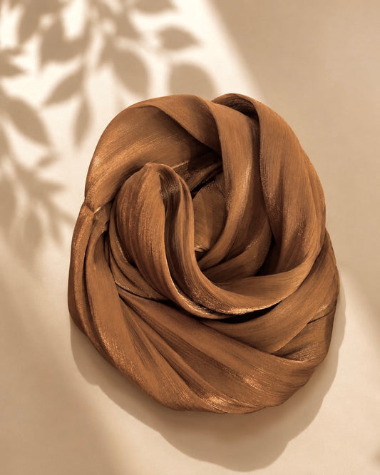 Gleaming hijab - Bronze sv53