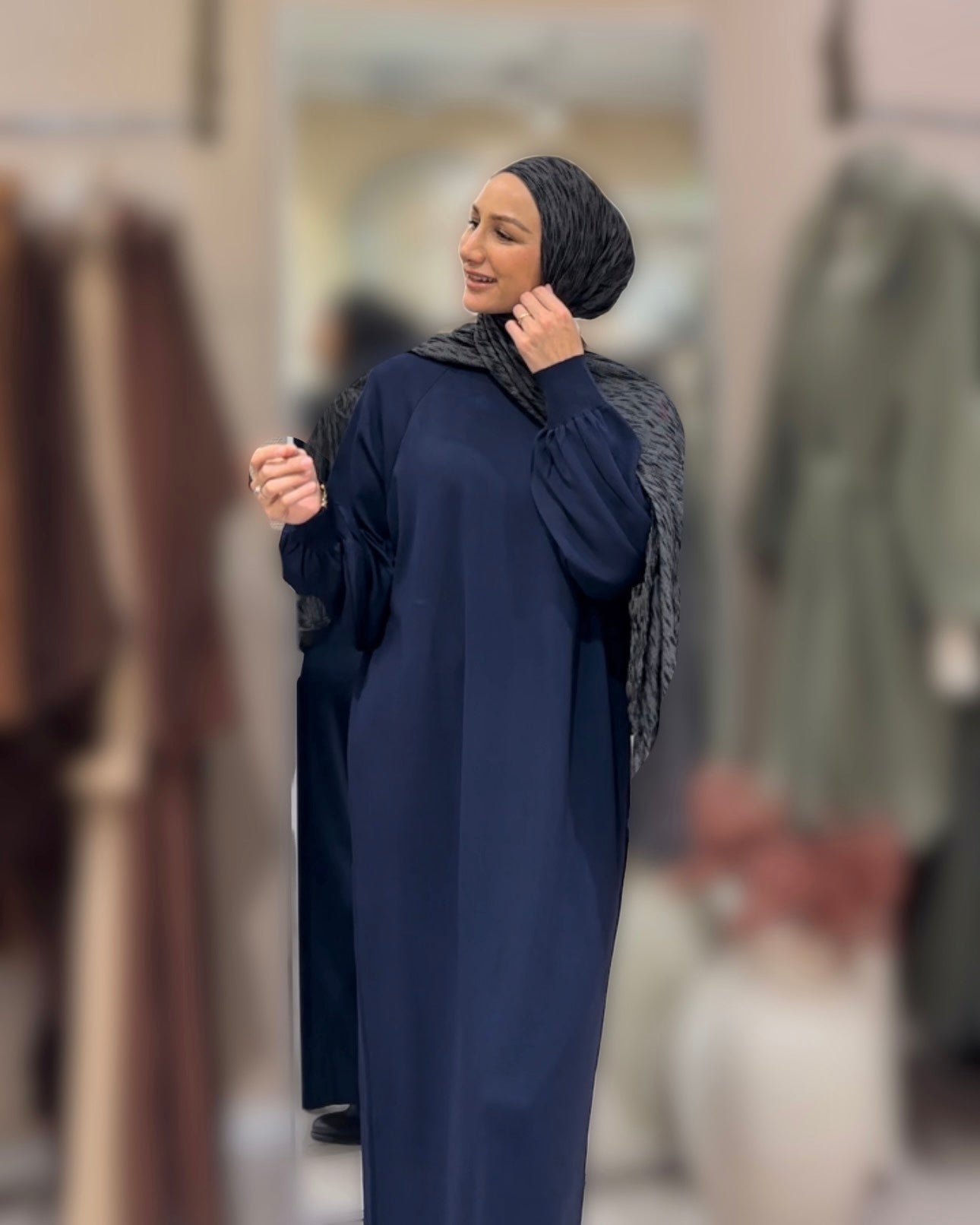 Safia dress - navy