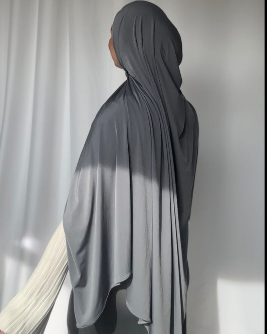 Liquid Hijab - slate Grey  - Lh45