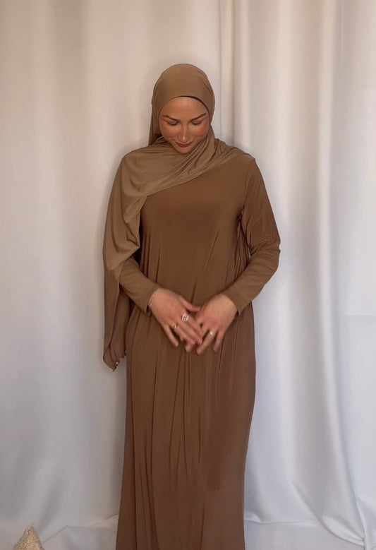 One size abaya - Class Caramel