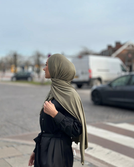 Plain Jersey hijab - b194