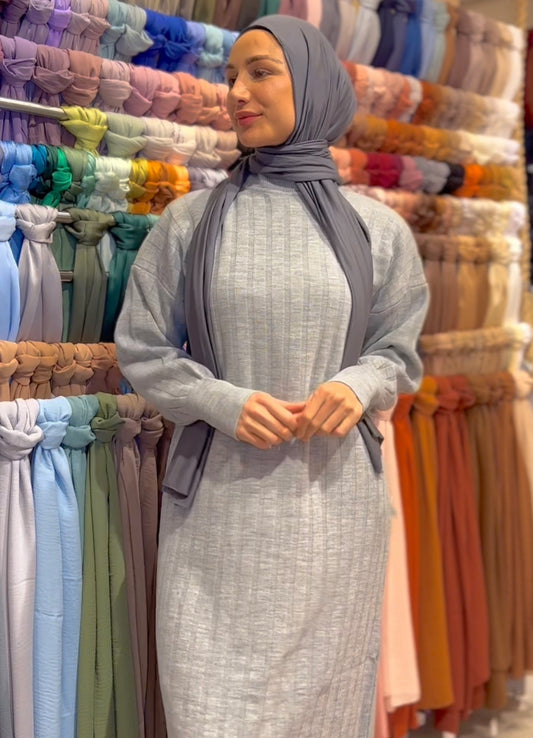 Lisa Knitted dress - grey