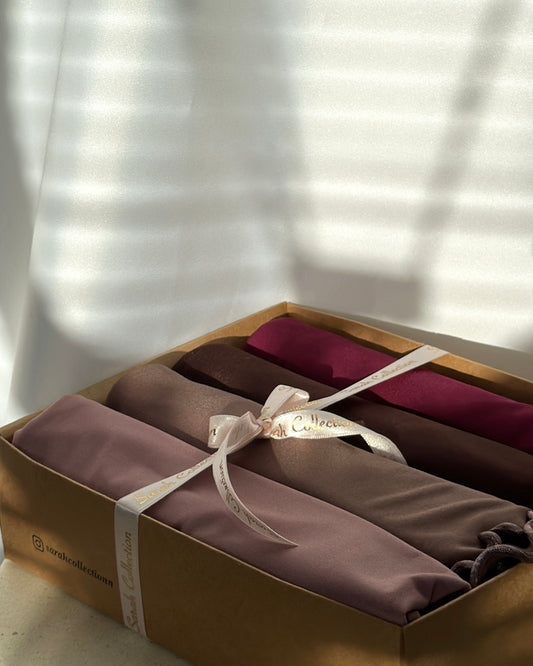 SHADES of mahogany box