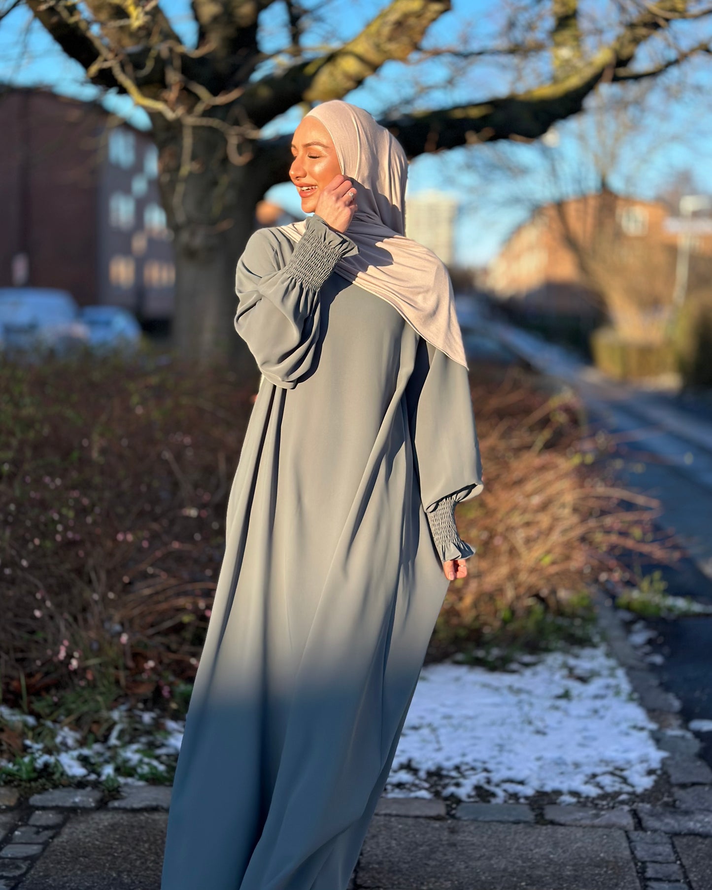 Samaya Abaya Sage Green