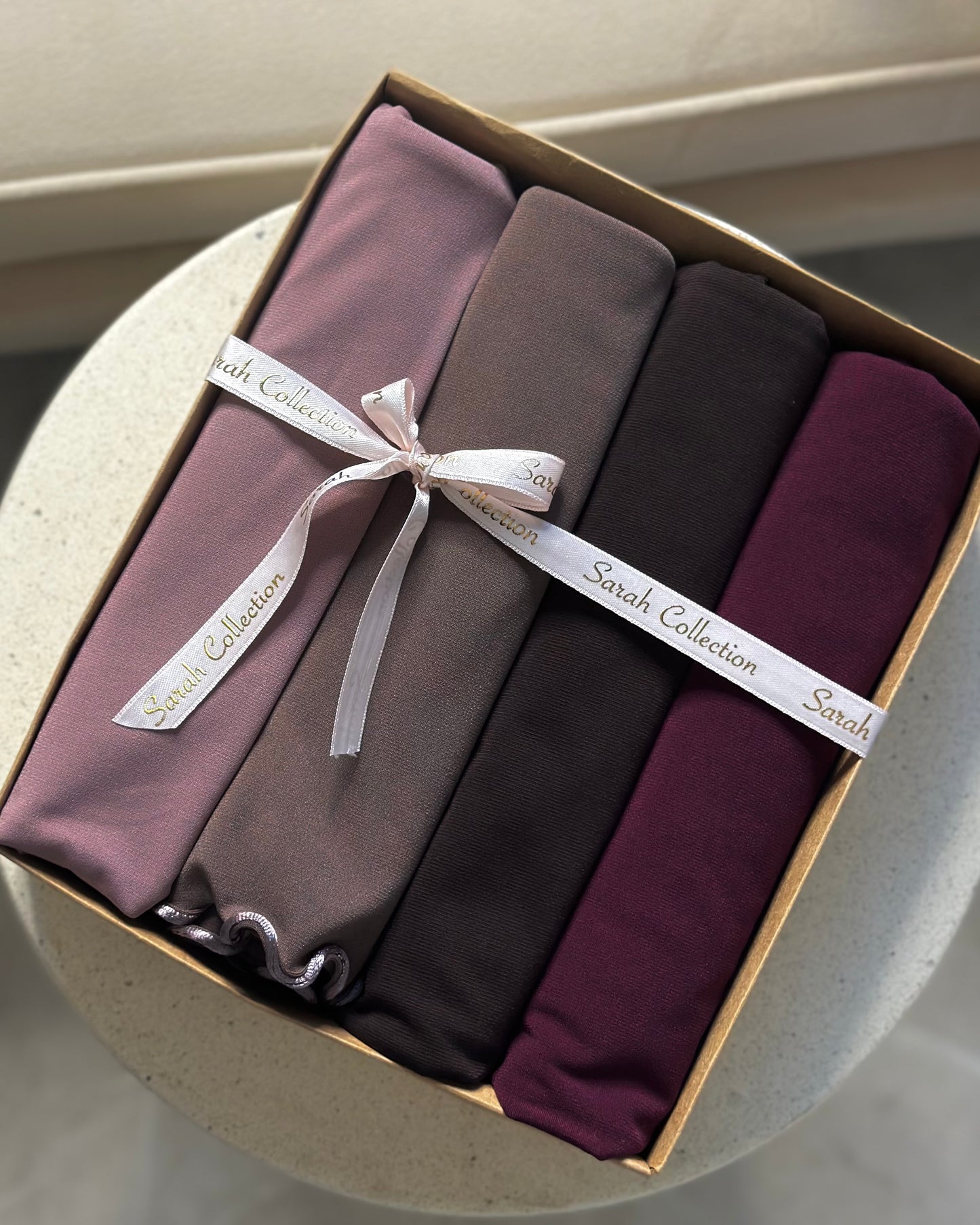 SHADES of mahogany box